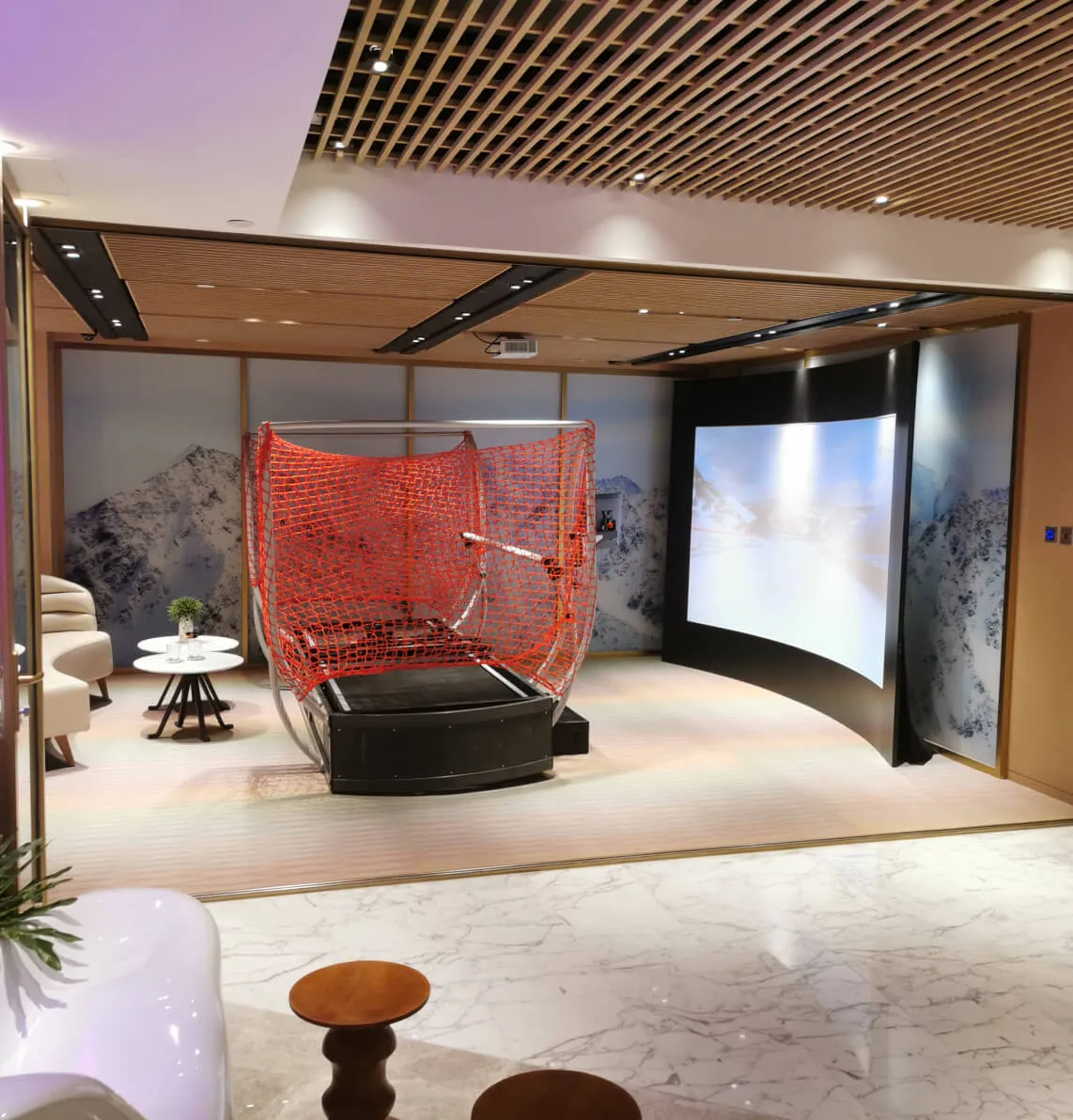 Choose your space — SkyTechSport simulator at home or for business