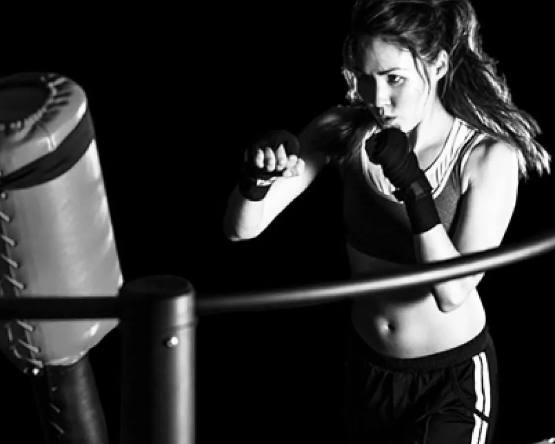 BotBoxer AI-infused robotic boxing simulator