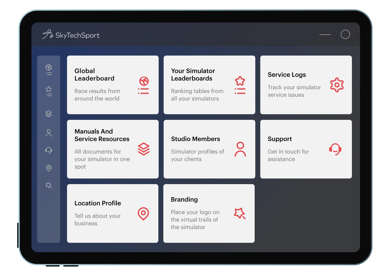 Our interactive simulators come with great business tools for you to manage your success