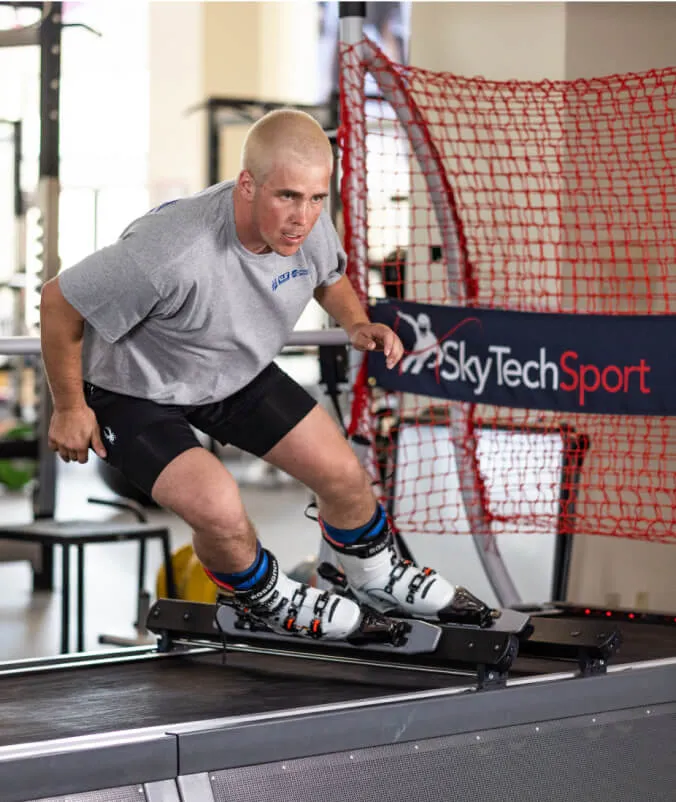 SkyTechSport indoor snowsports simulator